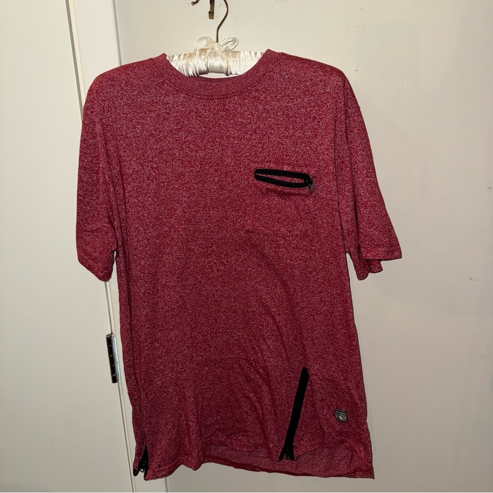 South Pole Red Short Sleeve Tee Relaxed Fit